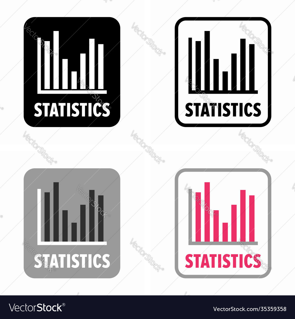 Statistic graphics business line chart bar