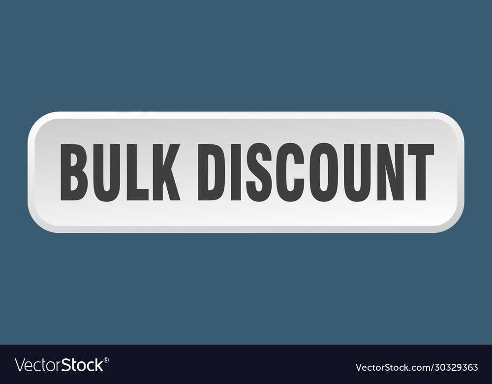 Bulk discount button square 3d push
