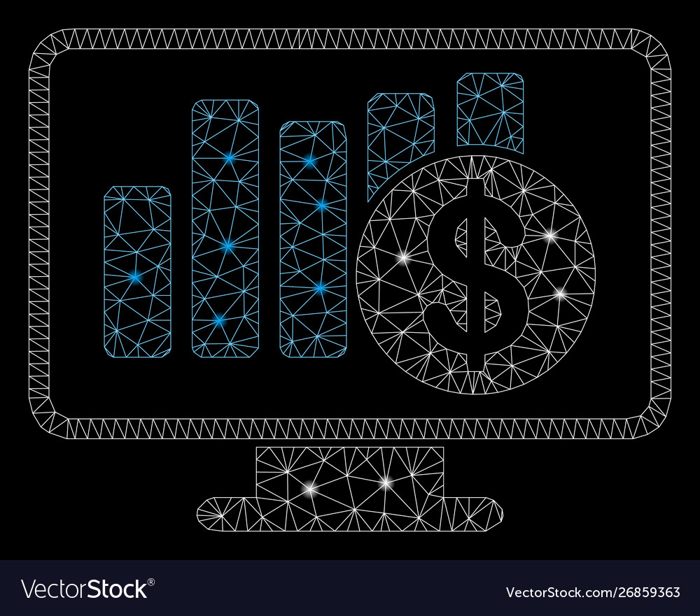 Flare mesh carcass sales monitor with light spots