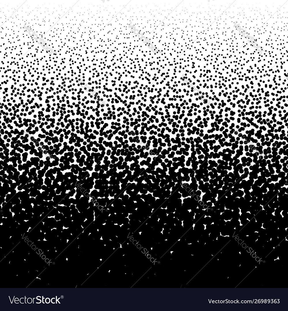 Random circles dots noise half-tone pattern vector image Random circles dots noise half-tone pattern