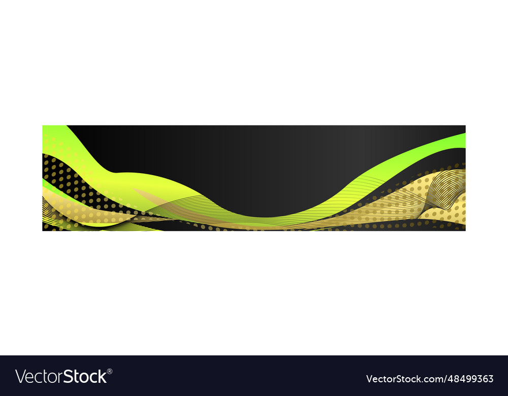 Website header or banner with abstract dynamic