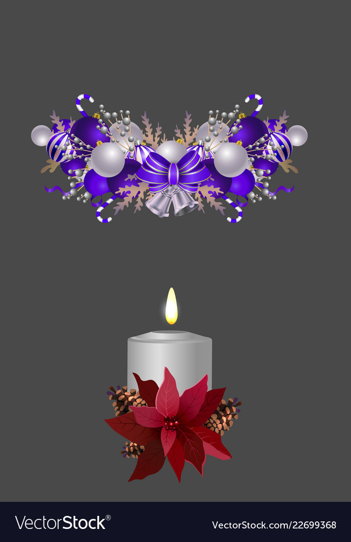 Christmas Decoration Set Royalty Free Vector Image