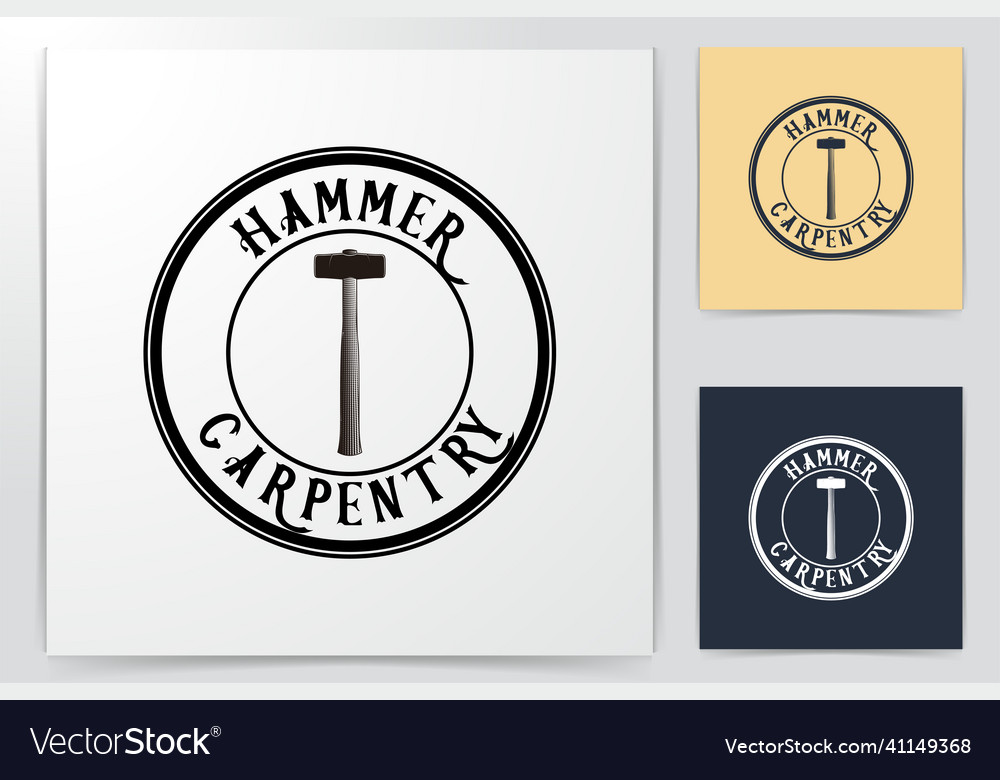 Hammer logo ideas inspiration design