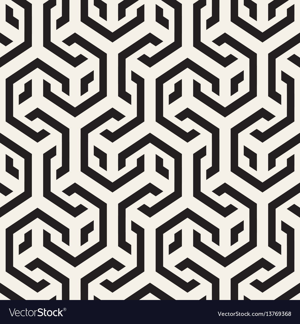 Interlaced Hexagonal Pattern