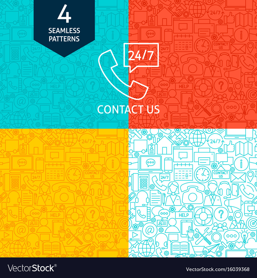 Line contact us patterns