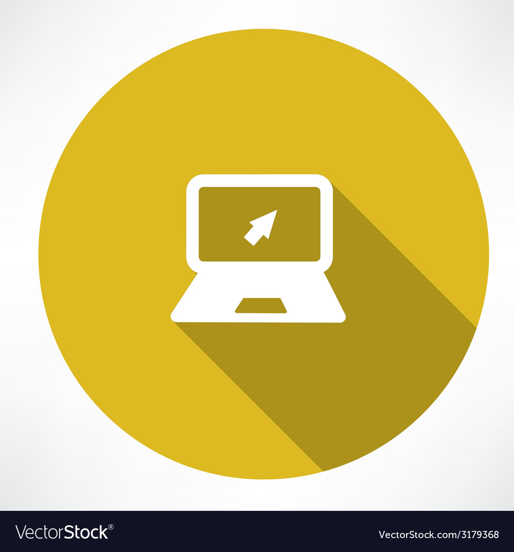 Notebook with cursor icon