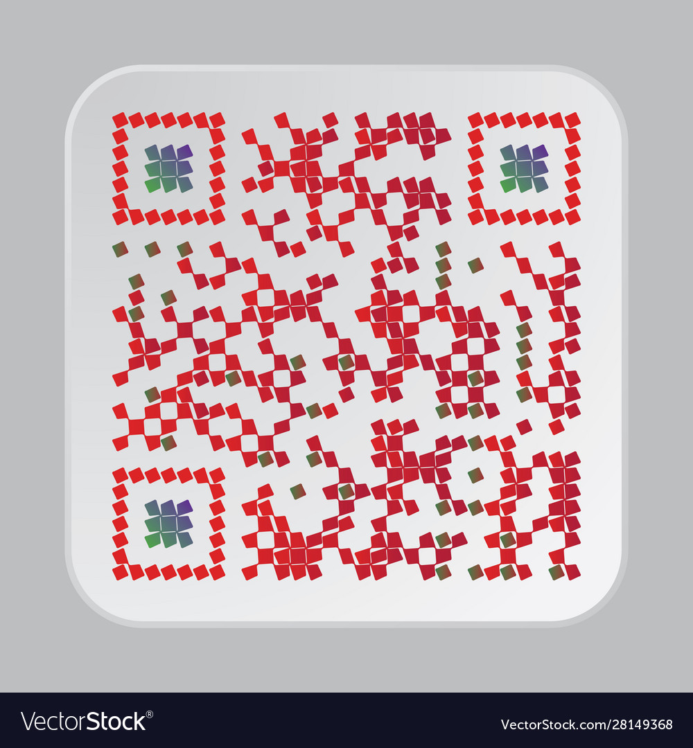 Qr code vector image Qr code