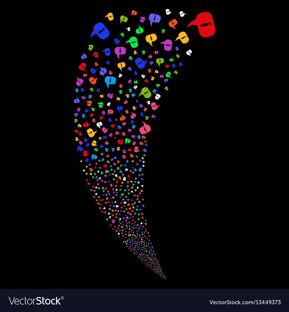 About random stream vector image About random stream
