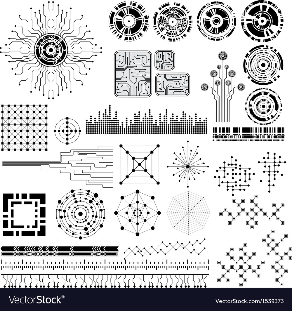 Abstract Circuit Pattern
