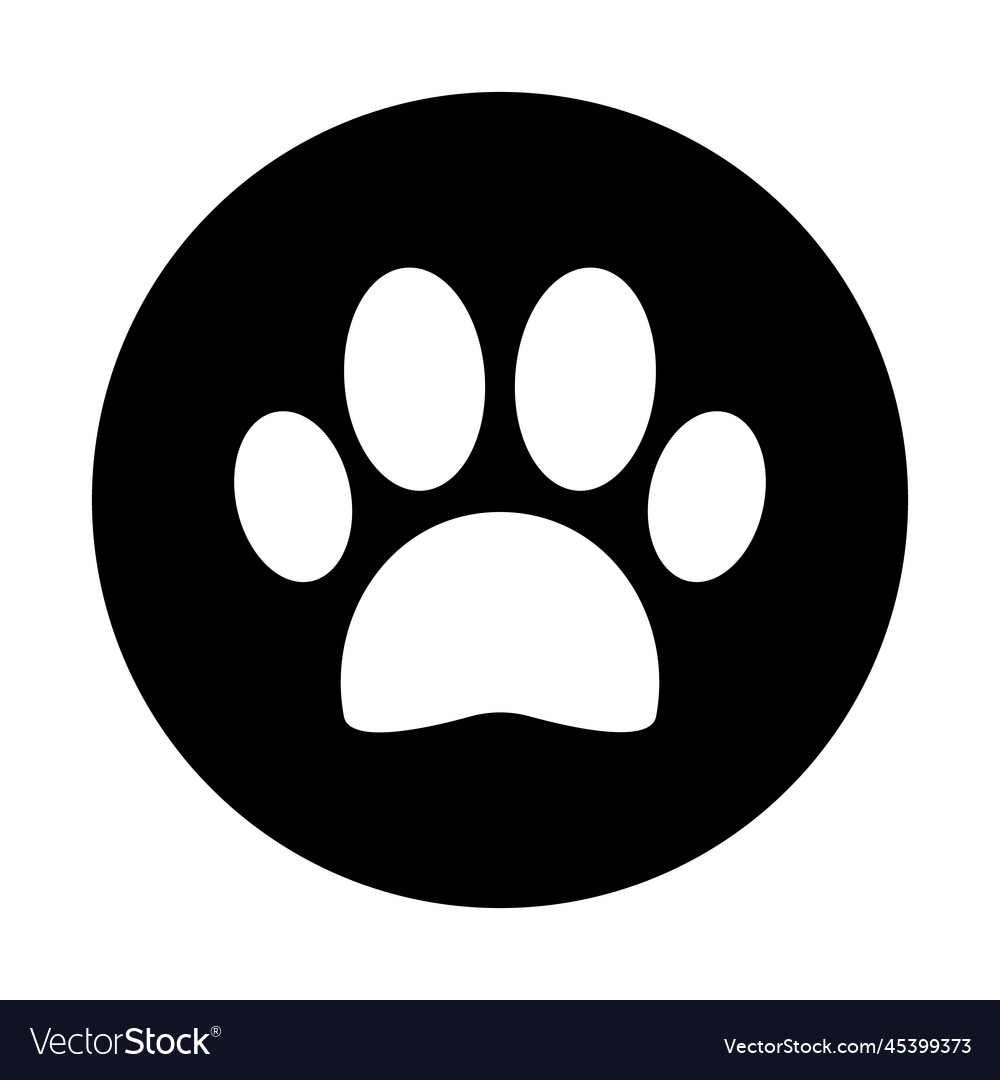 Cats paw or toe bean Royalty Free Vector Image