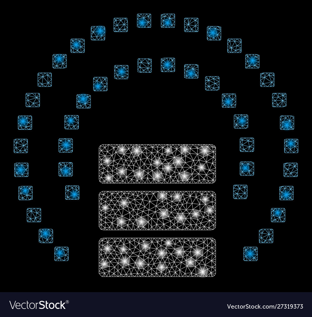 Flare mesh wire frame database sphere shield