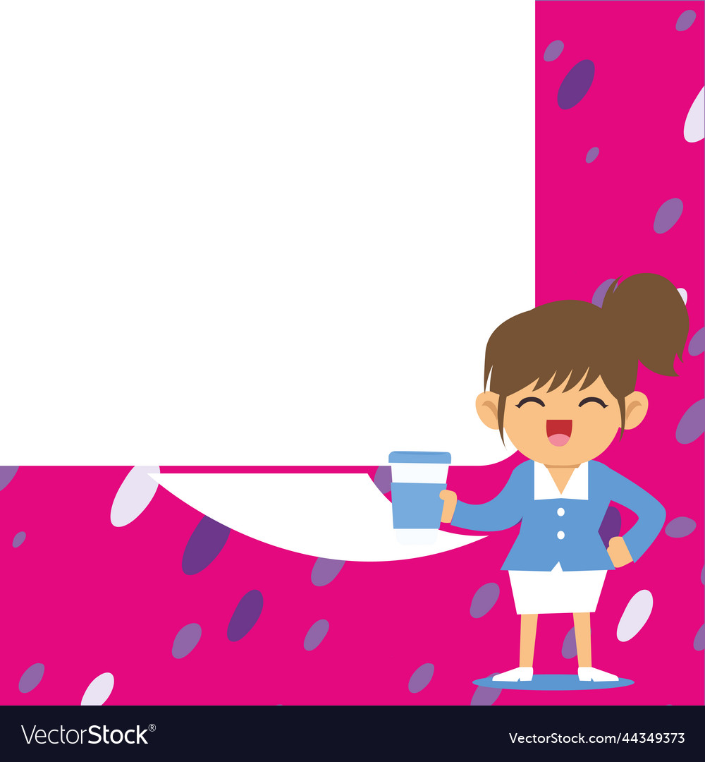 Instructor drawing pointing stick on empty Vector Image Instructor drawing pointing stick on empty