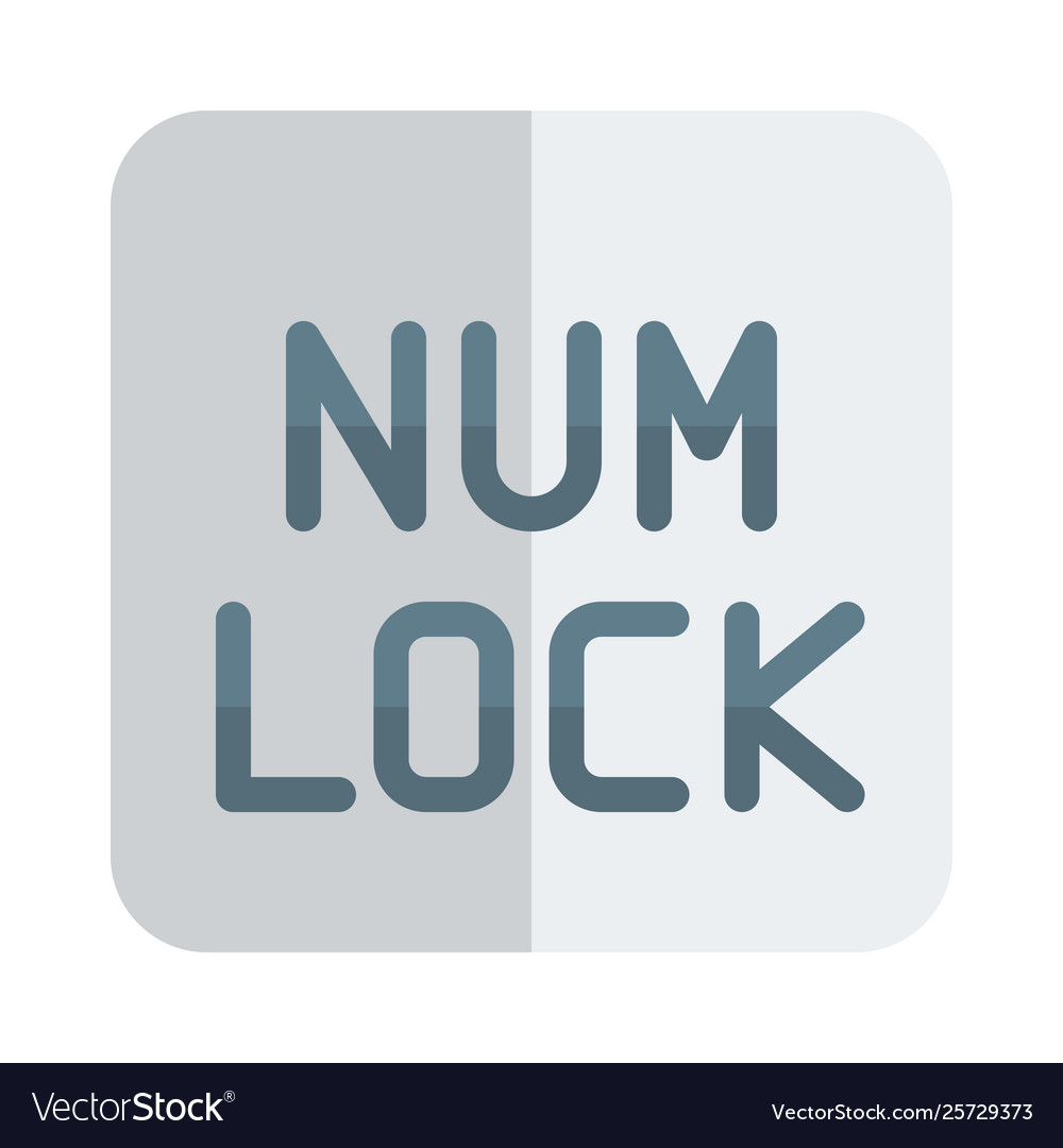 Number lock pad function button in computer