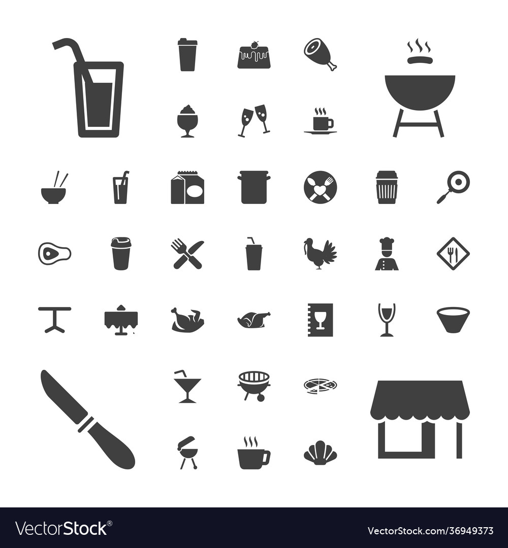 Restaurant icons