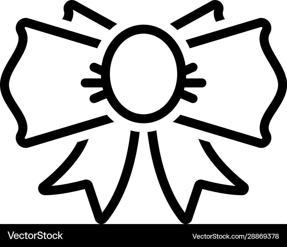 Bow Royalty Free Vector Image - VectorStock