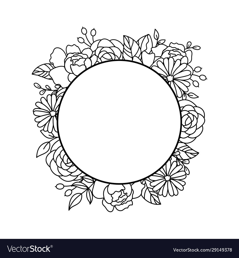 Free Free 324 Circle Flower Border Svg SVG PNG EPS DXF File