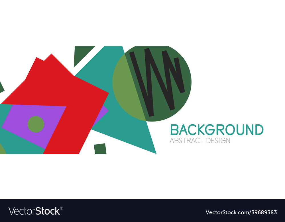 Abstract background blocks lines triangles vector image Abstract background blocks lines triangles
