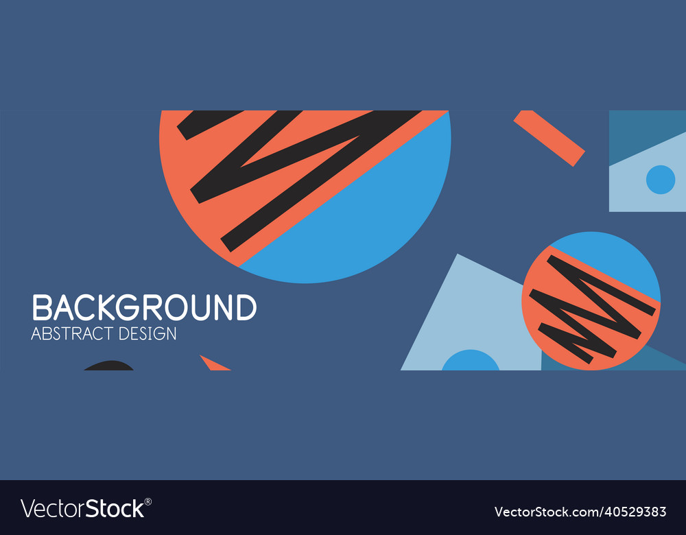 Abstract background with blocks lines geometric Vector Image