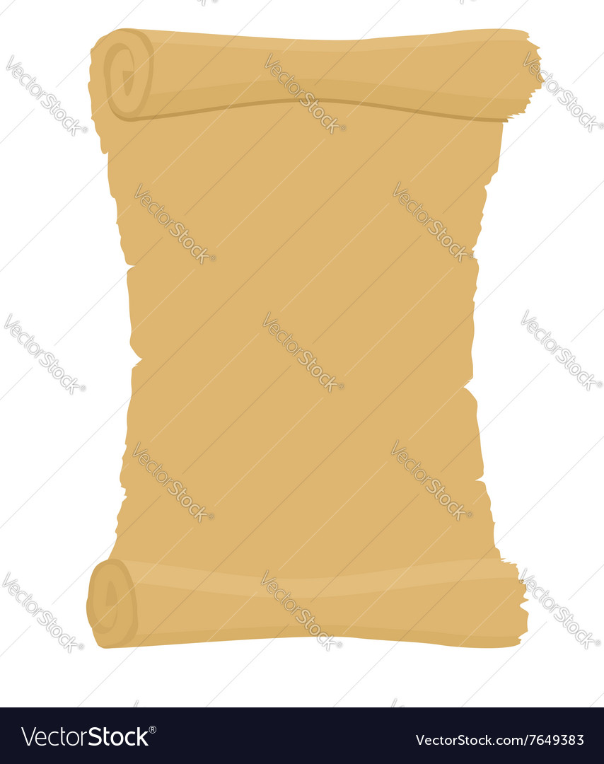 Ancient scroll empty the old document archaic