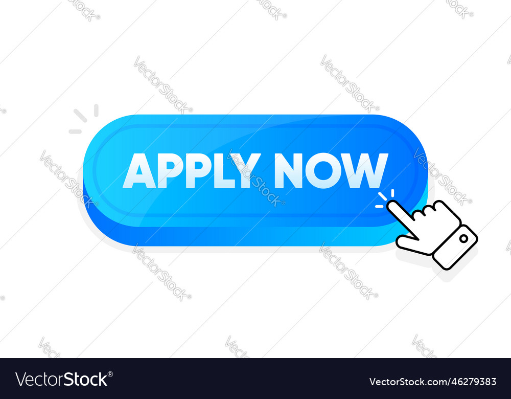 Apply now button 3d click