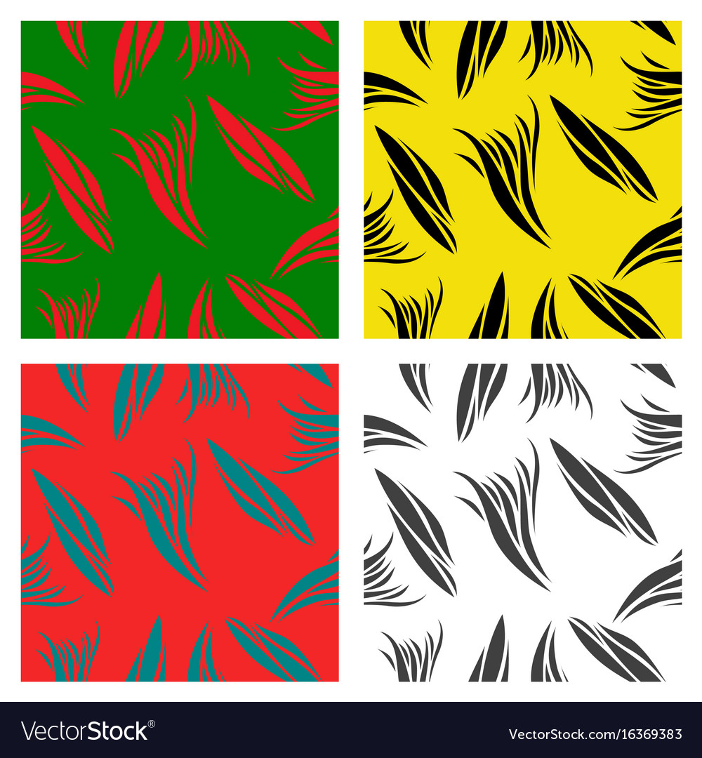 Assembly of patterns in striped style