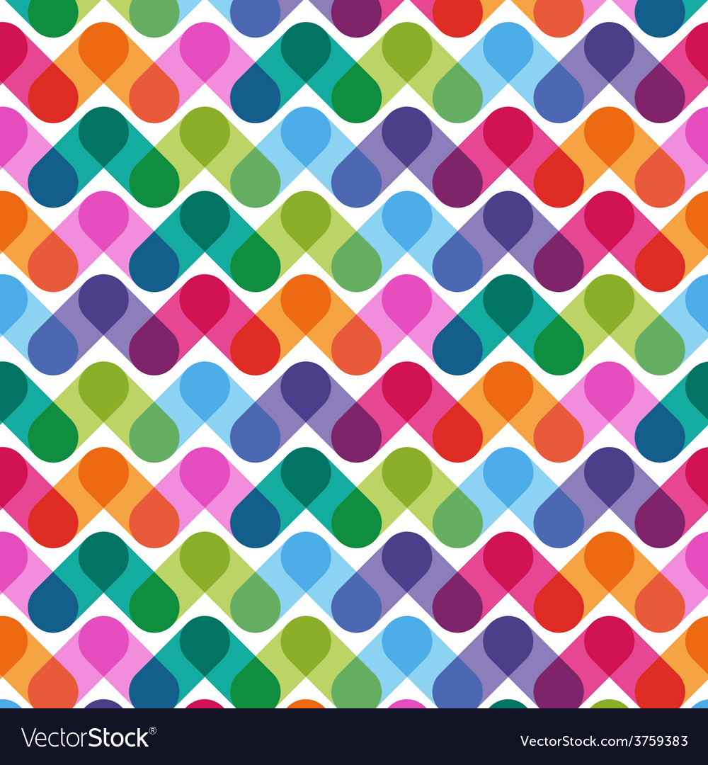 Geometric Color Block Pattern