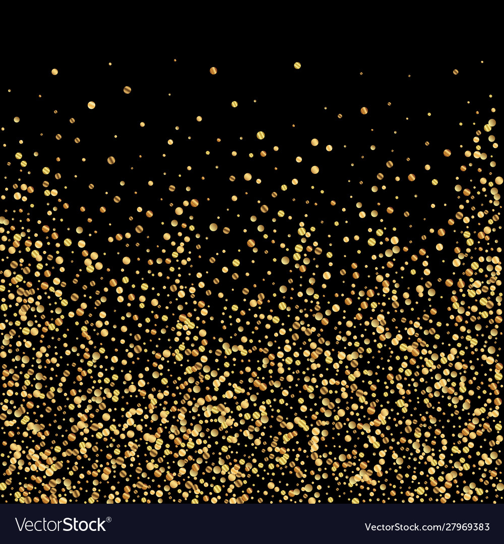Gold confetti luxury sparkling scattered