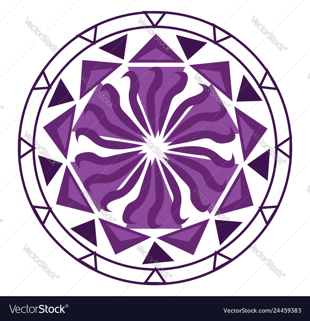 Mandala Kaleidoskop oder Farbe