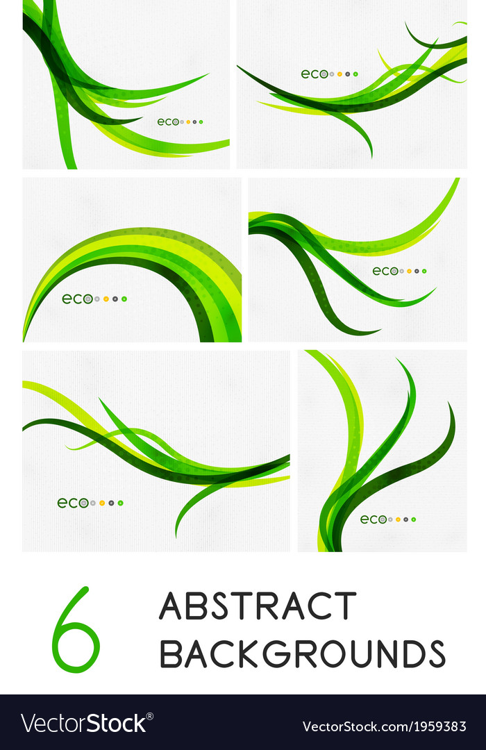 Mega set of spring abstract backgrounds
