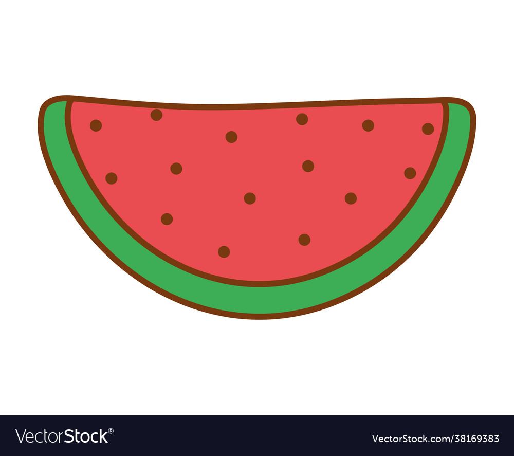 Watermelon fresh fruit Royalty Free Vector Image