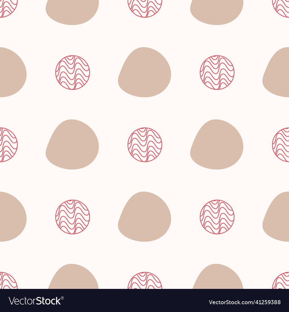 Abstract beige circular pattern for use in web vector image Abstract beige circular pattern for use in web