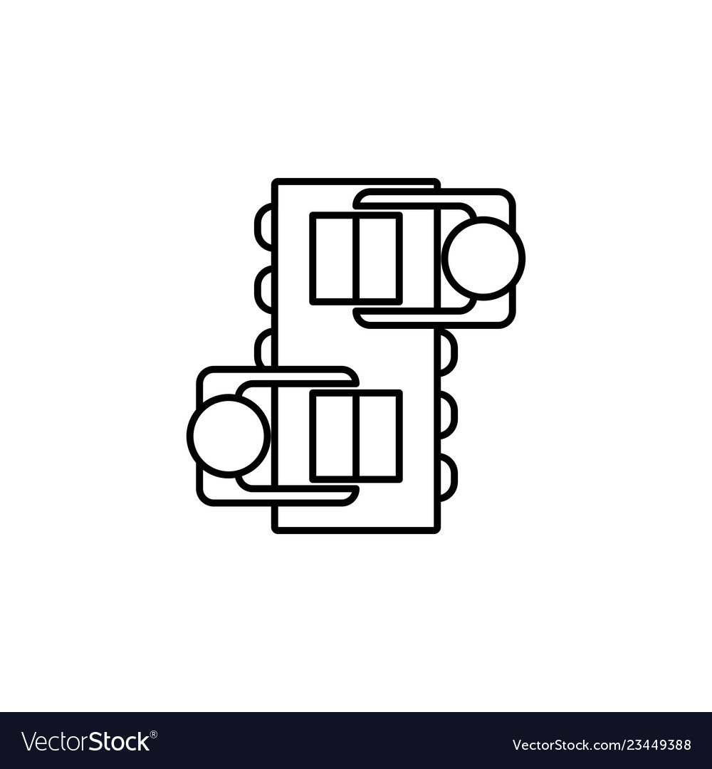 Computergestütztes Produktionsskizzensymbol vector image Computergestütztes Produktionsskizzensymbol