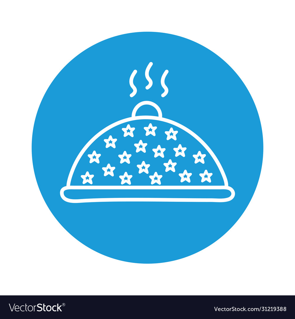 Platter block style icon design
