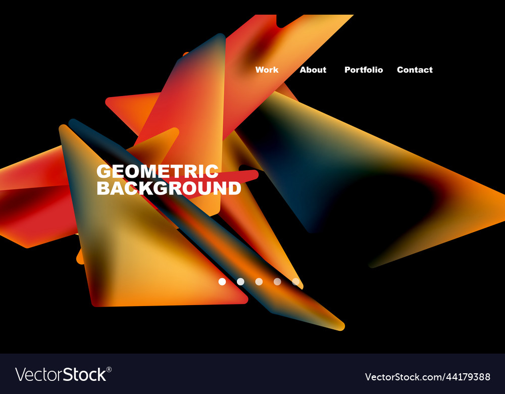 Shards Form Zusammensetzung abstrakte Hintergrund web