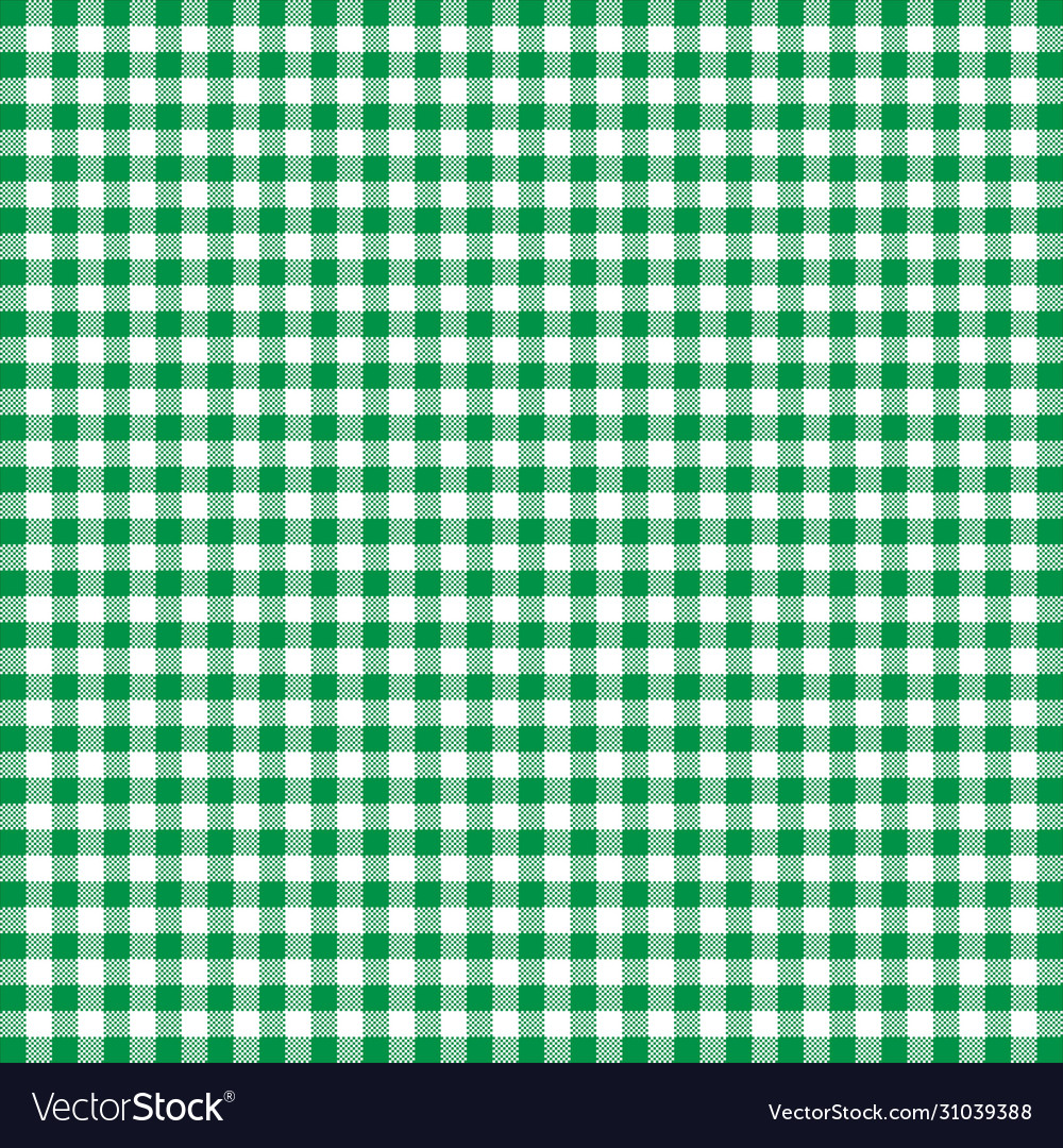 Tablecloth pattern green design with small
