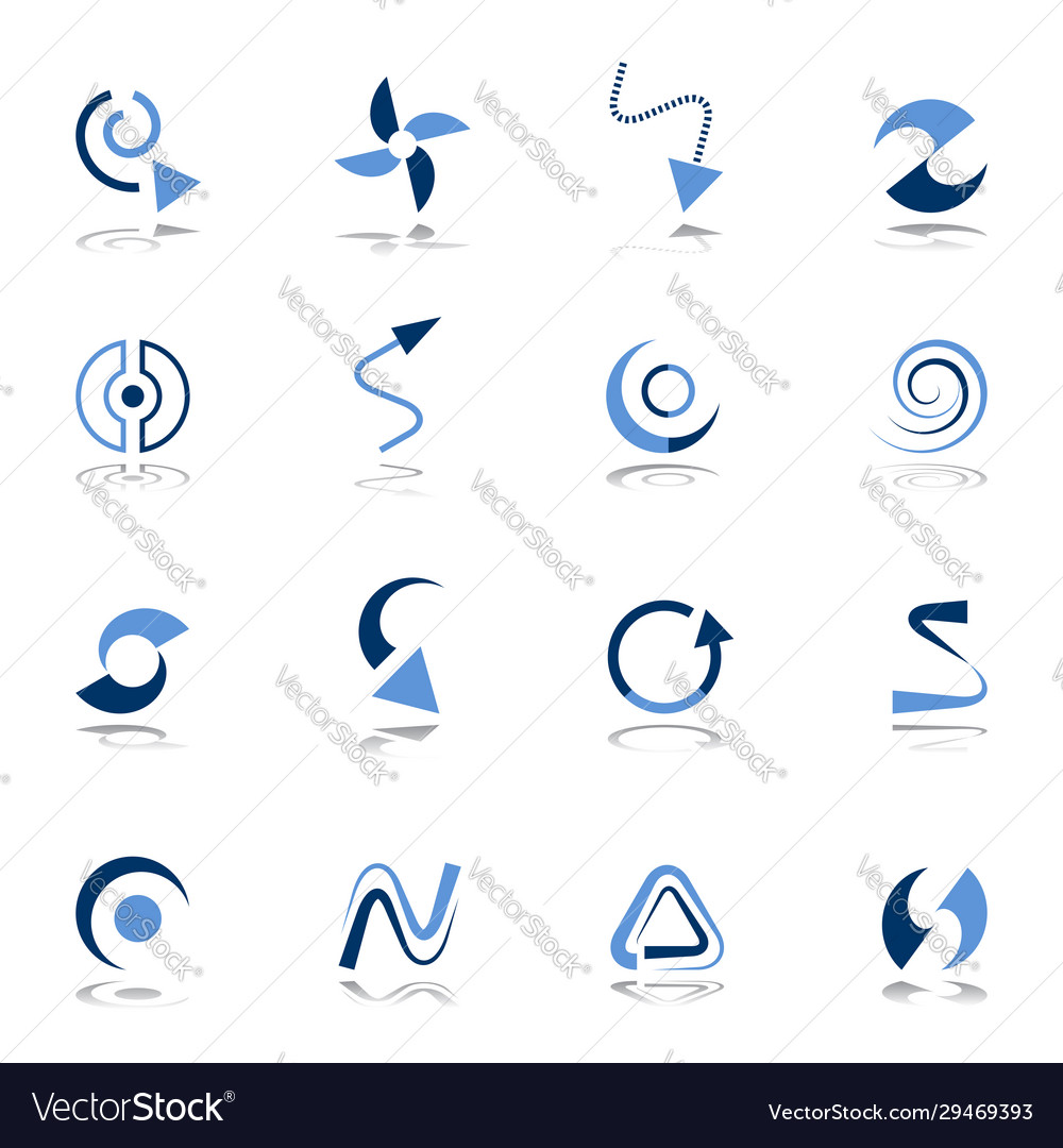Design elements set vector image Design elements set