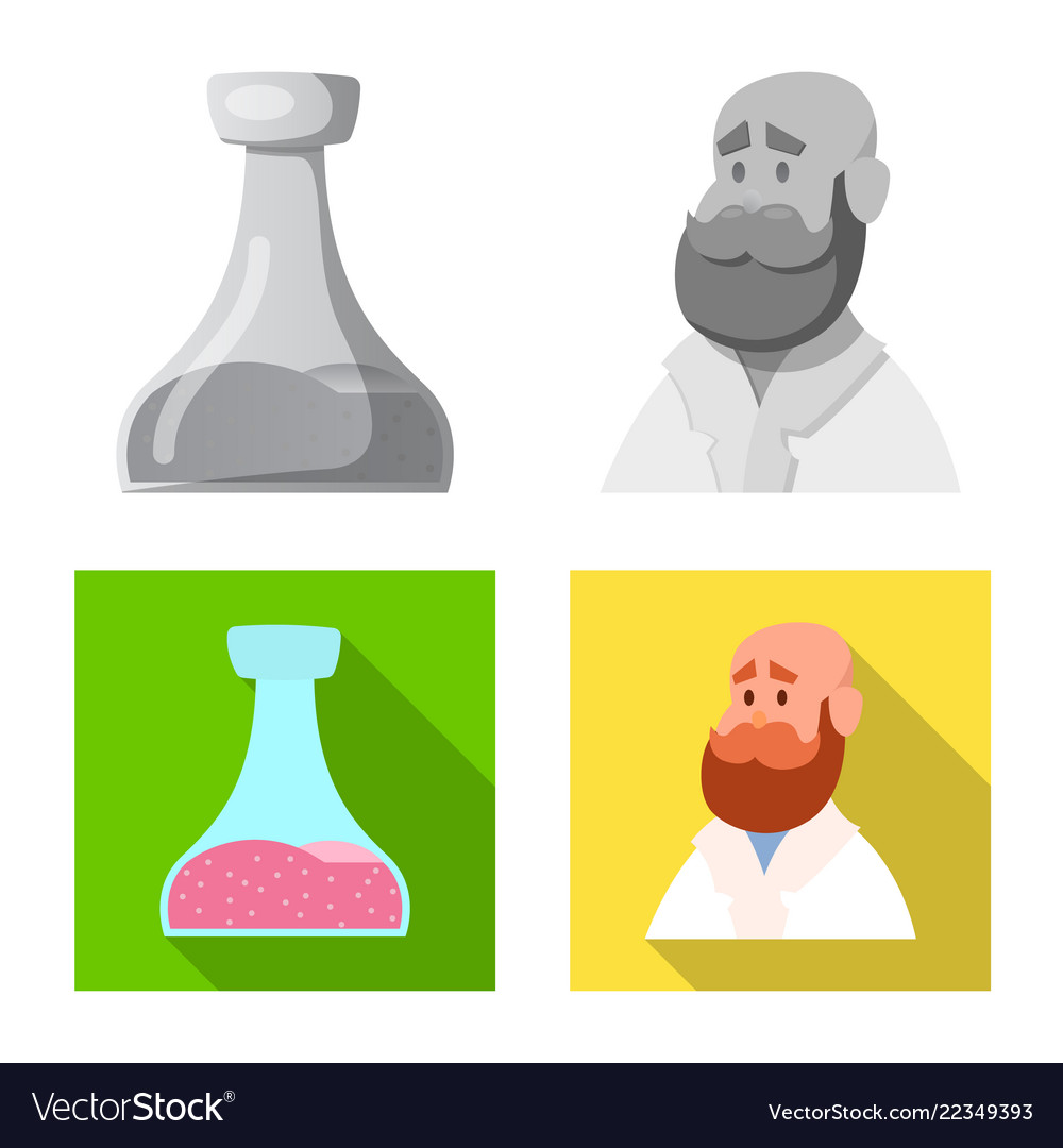 Design of and icon set stock ve
