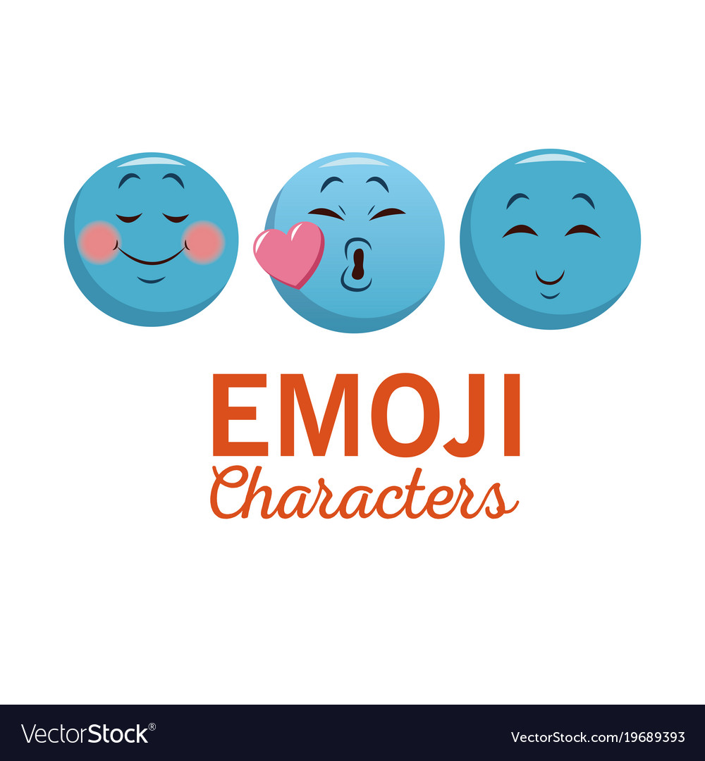 Emoji chat characters