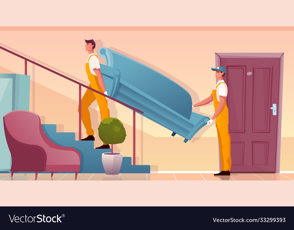 Furniture Delivery Background Royalty Free Vector Image Furniture Delivery Background Royalty Free Vector Image