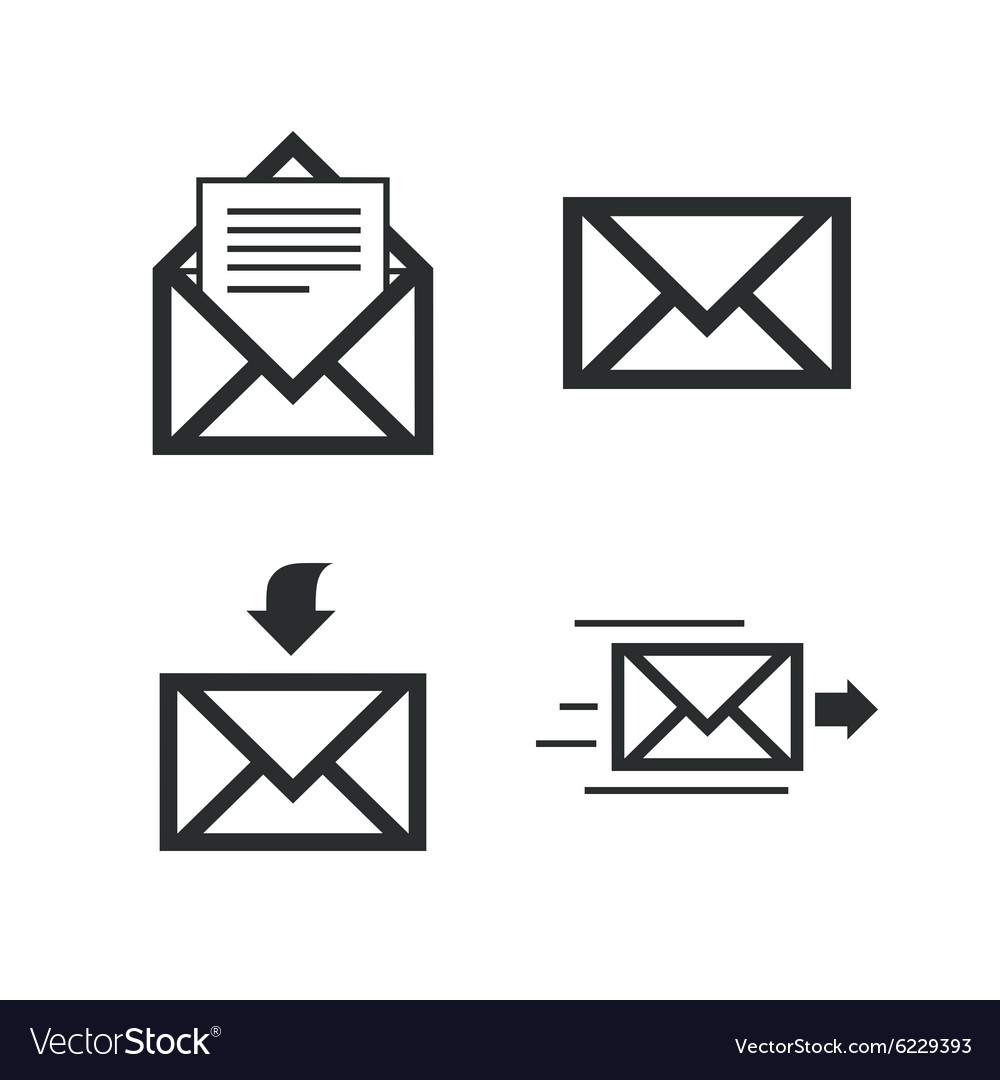 Mail Icons - Envelope & Message