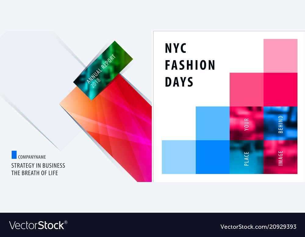 Set Of Modern Design Abstract Templates Creative Vector Image