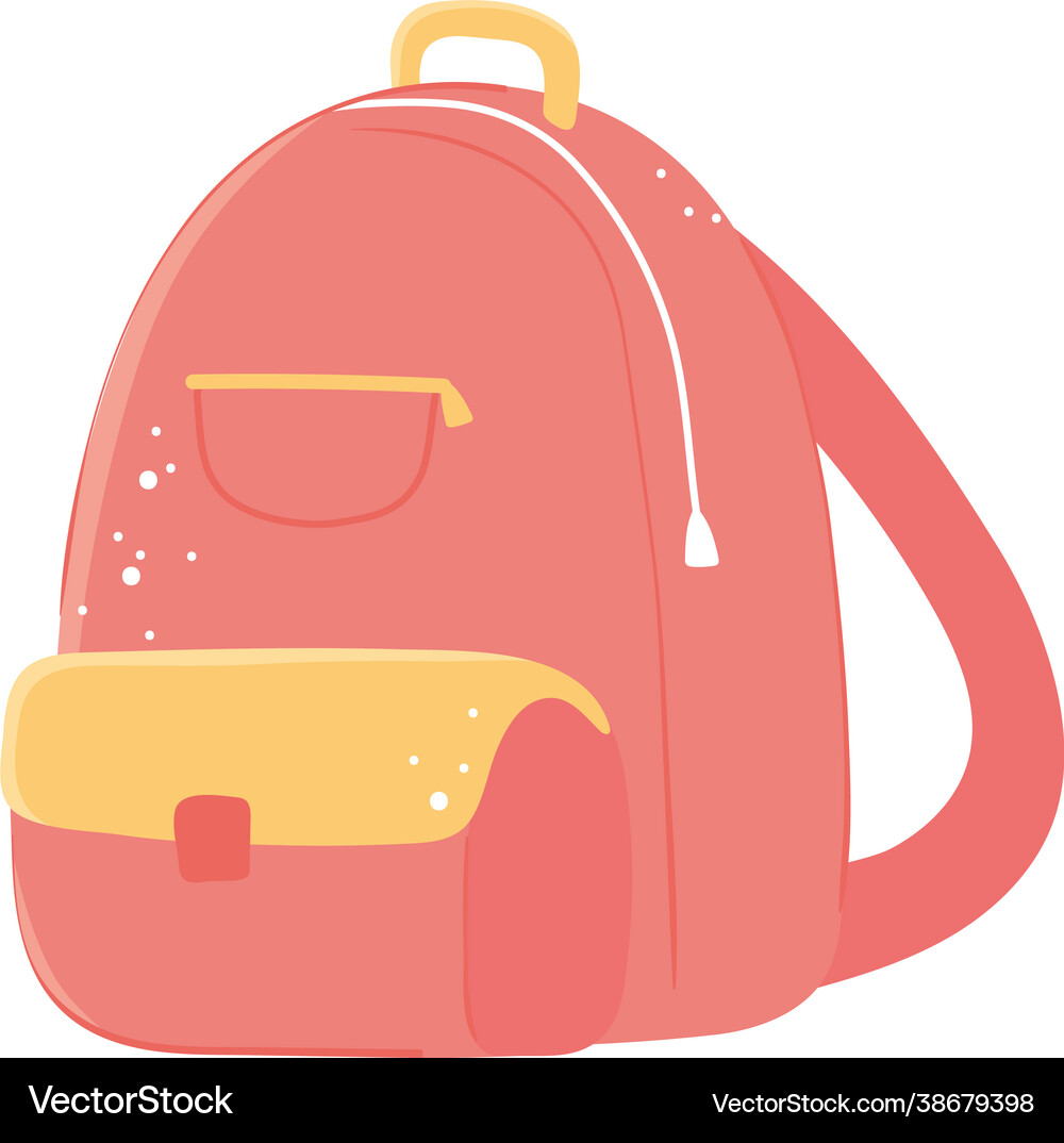 Backpack accessory icon Royalty Free Vector Image
