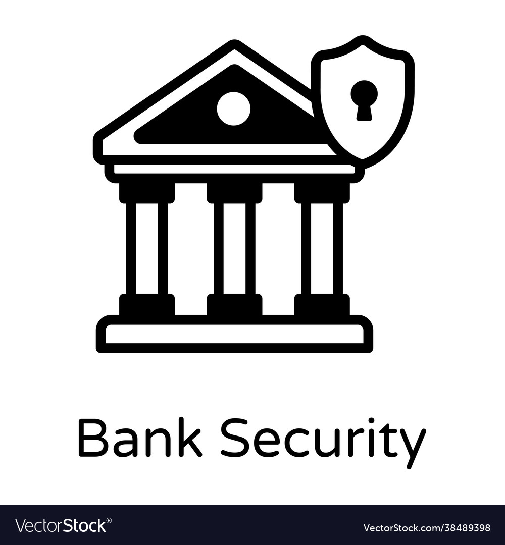 Bank security Royalty Free Vector Image - VectorStock