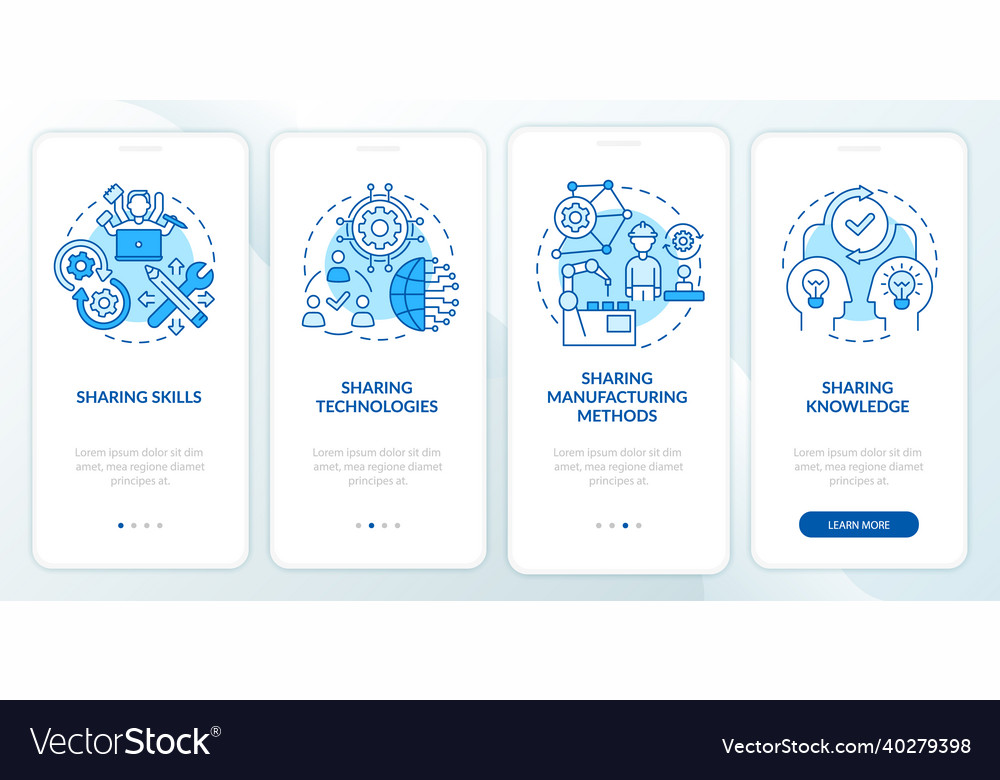 Dissemination methods onboarding mobile app page vector image Dissemination methods onboarding mobile app page