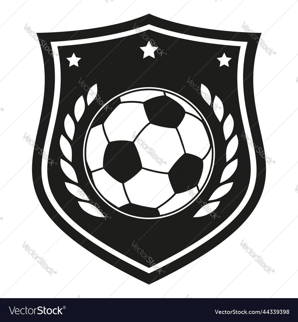 Football championship or club logo illust Vector Image