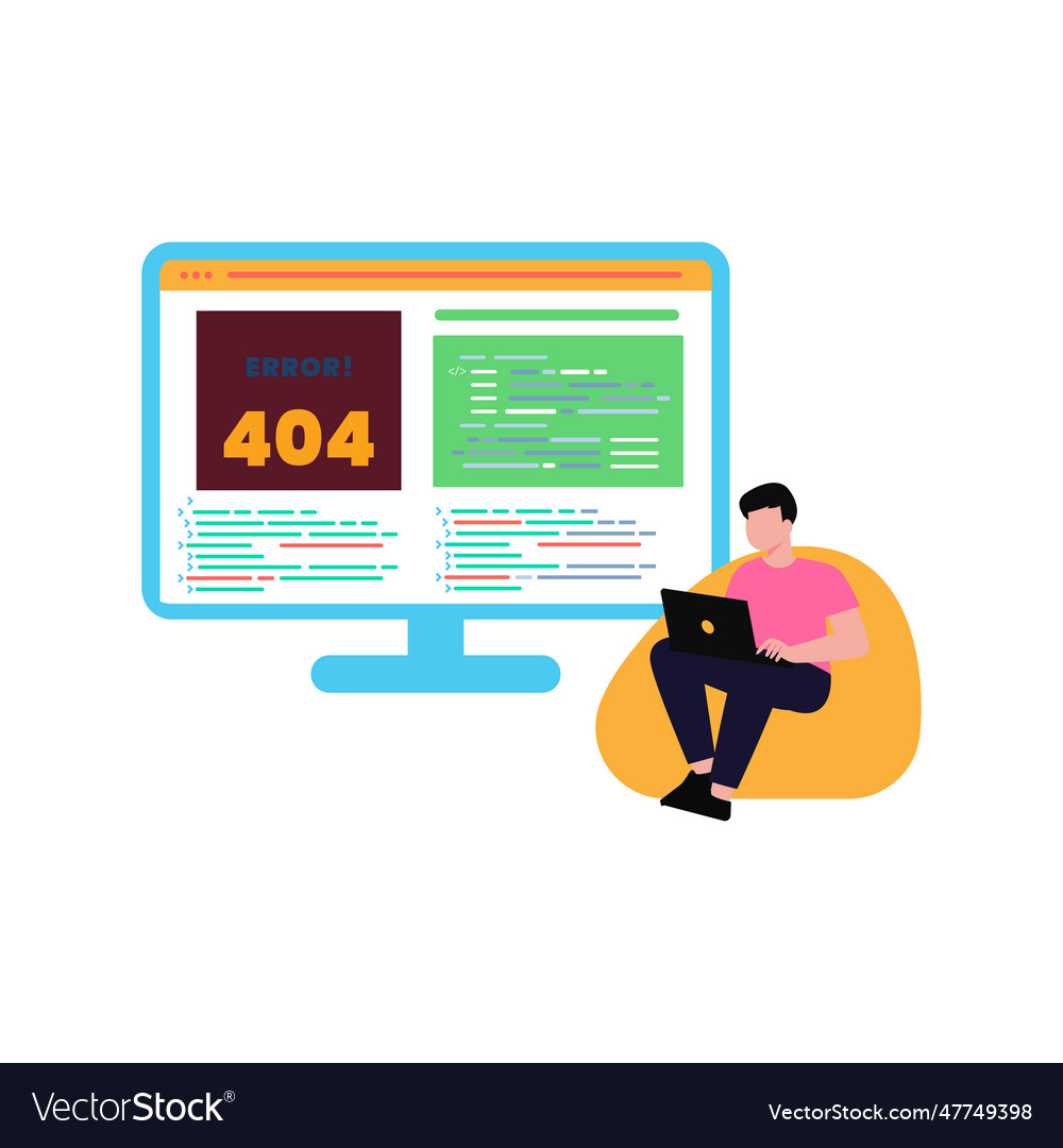 Guy is working on error 404