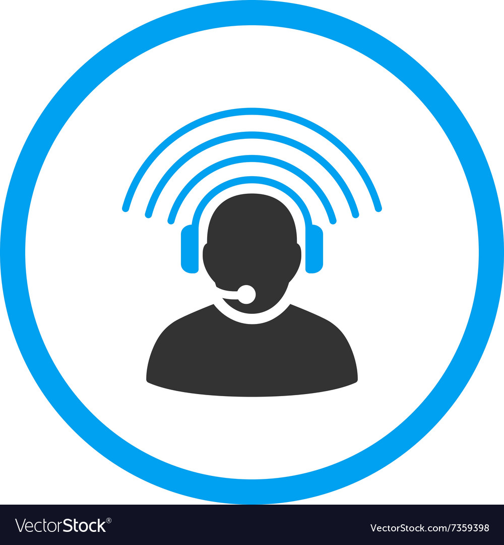 Operator signal rounded icon