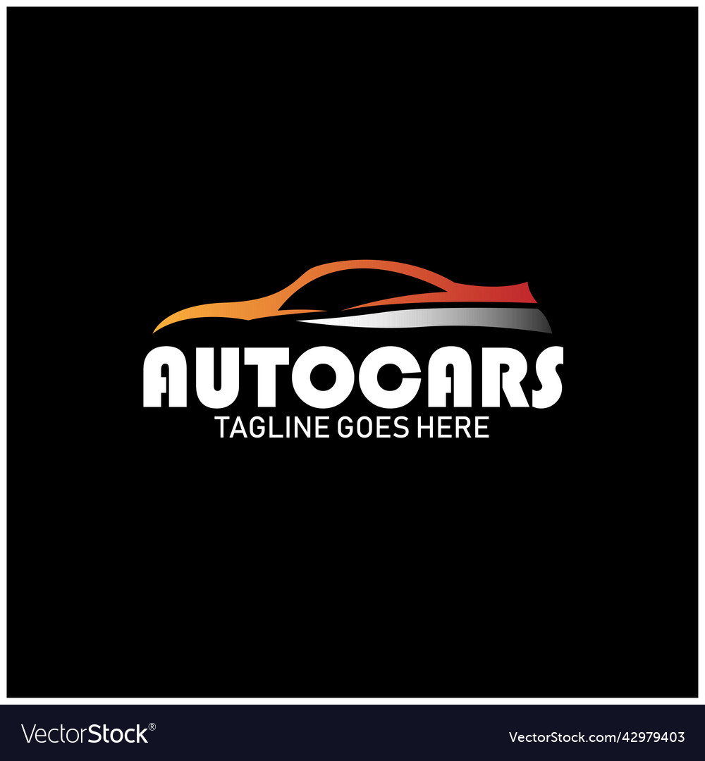 A Cars Logo Template Royalty Free Vector Image