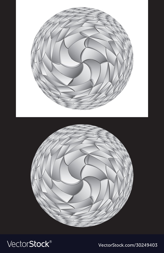 Abstract background gray spheres with a gradient