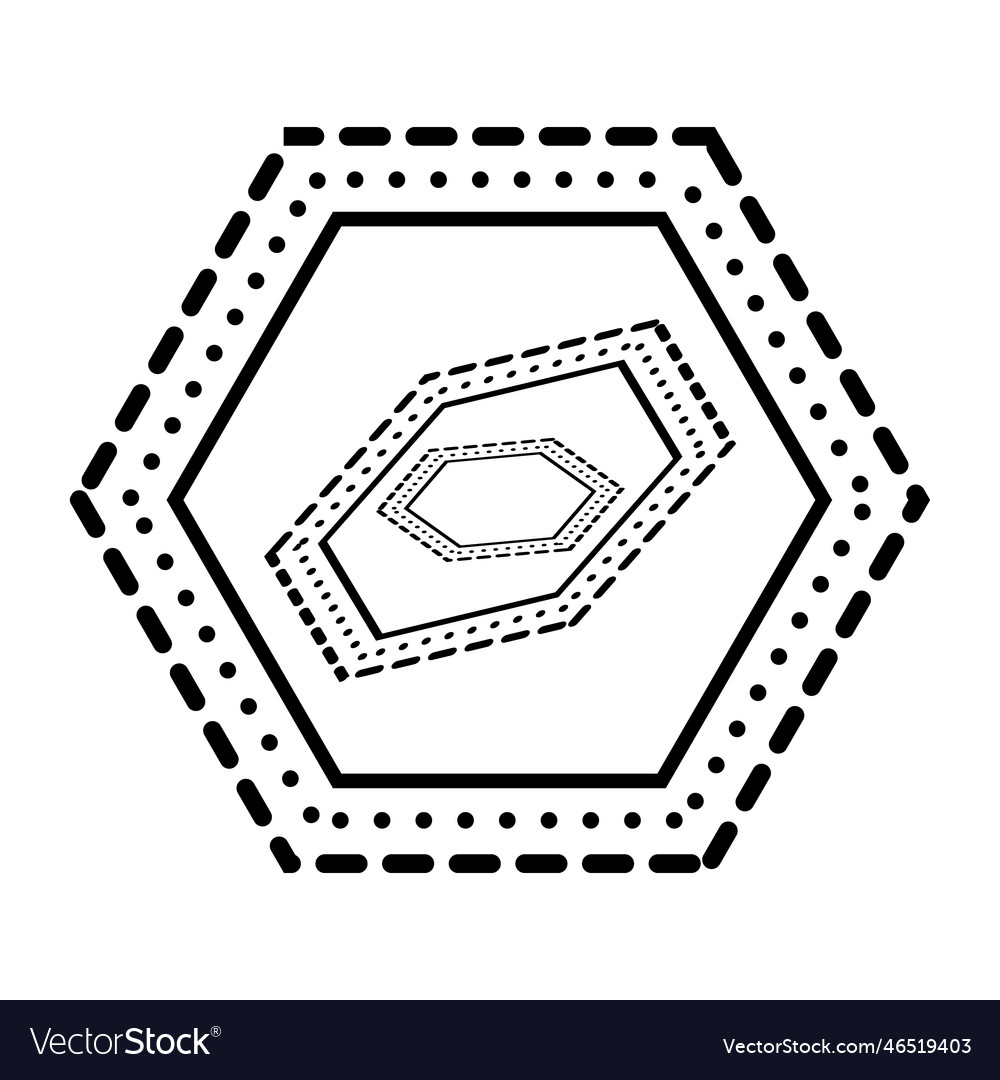 Dynamic hexagon shape